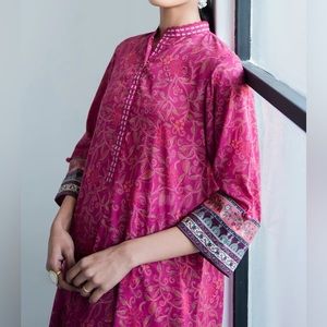 CELOSIA-2PC (SHIRT & TROUSER) cross Stitch